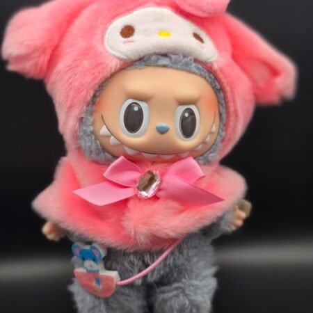 My Melody x Labubu Crossover Outfit