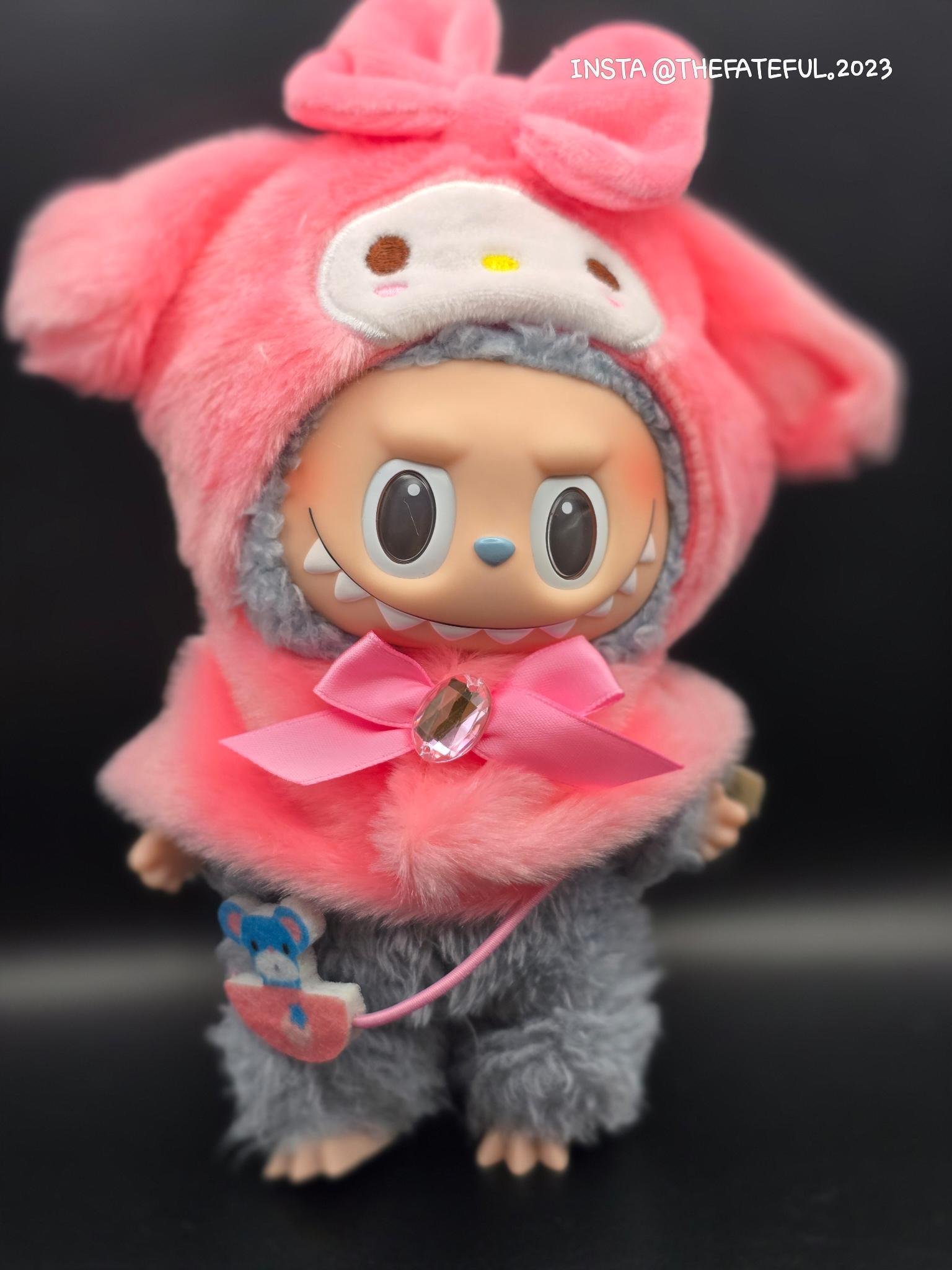 My Melody x Labubu Crossover Outfit