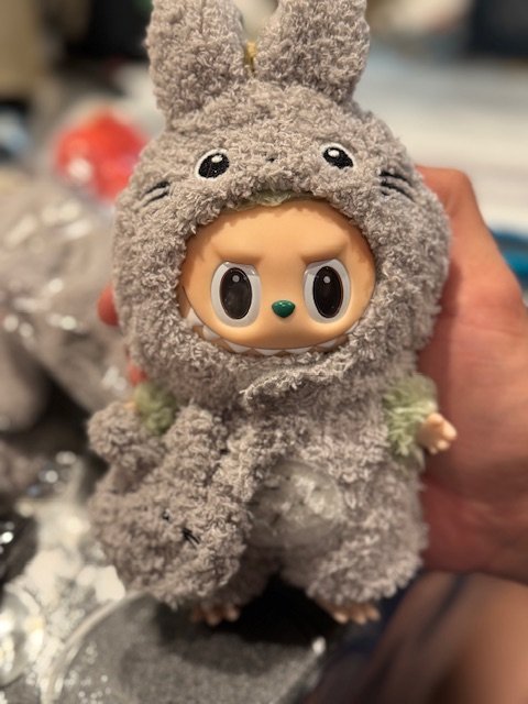Totoro x Labubu Crossover Outfit
